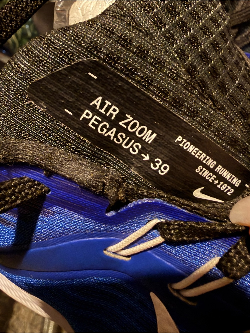 Nike Air Zoom Pegasus Men's Running Shoes - Blue/Black